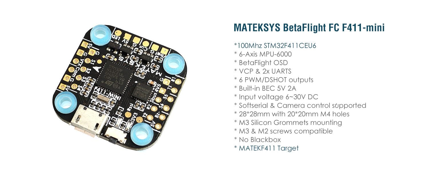 Matek F411-Mini BetaFlight Flight Controller