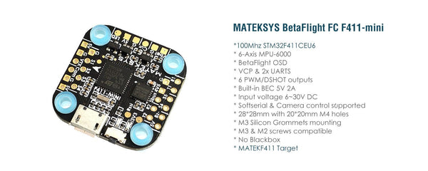 Matek F411-Mini BetaFlight Flight Controller