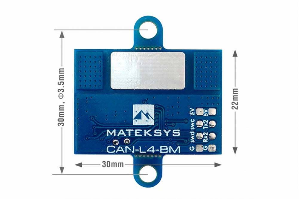 Matek AP_Periph CAN-L4-BM Digital Power Monitor