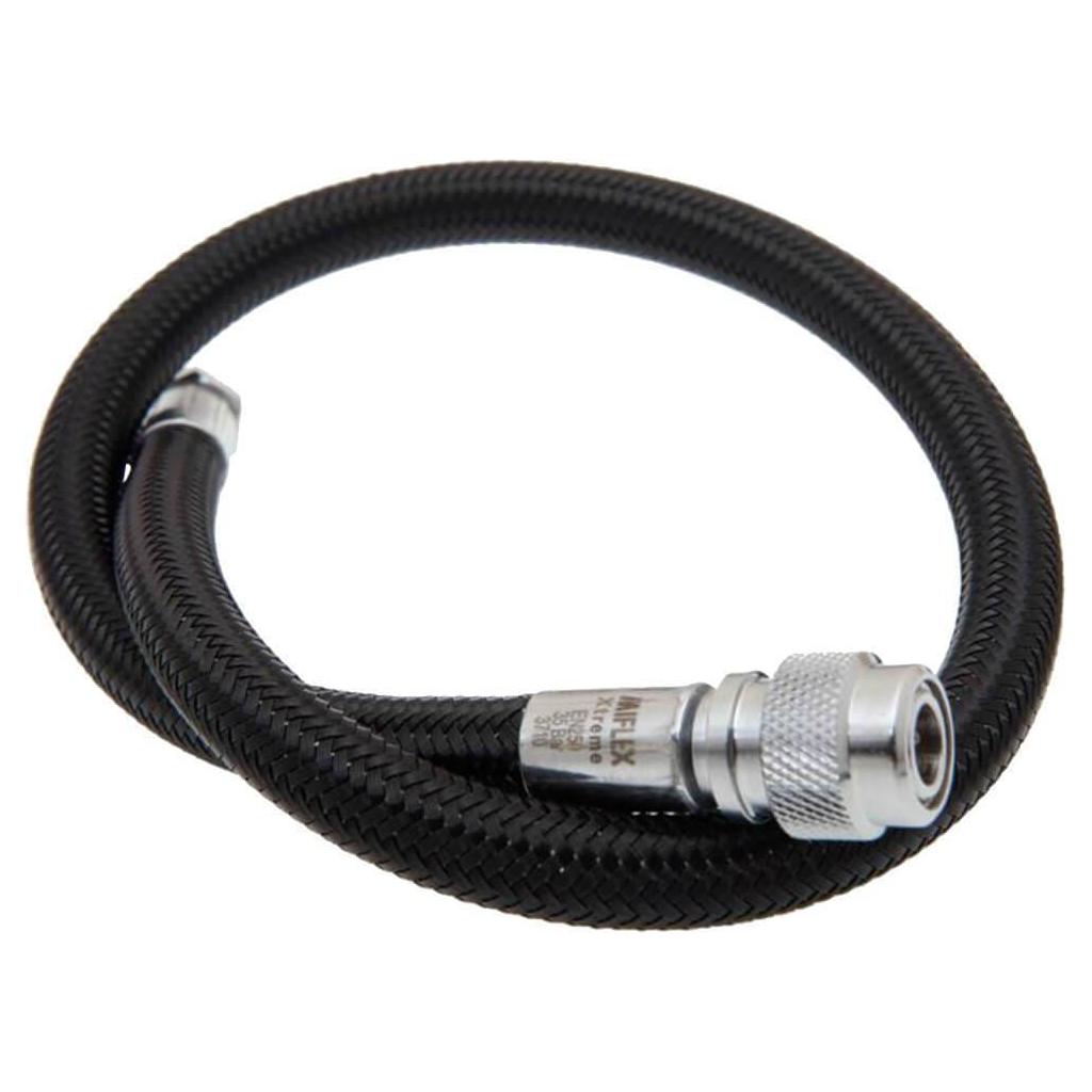 Miflex BCD/Drysuit Hose 3/8" - 40cm - BLACK