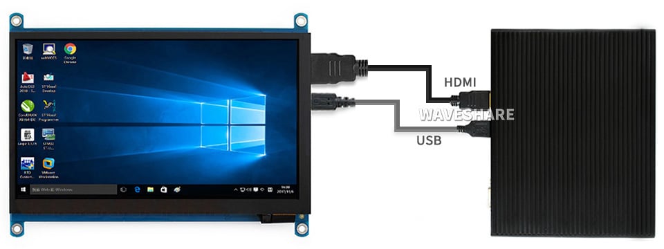 7inch HDMI IPS Capacitive Touch Screen LCD