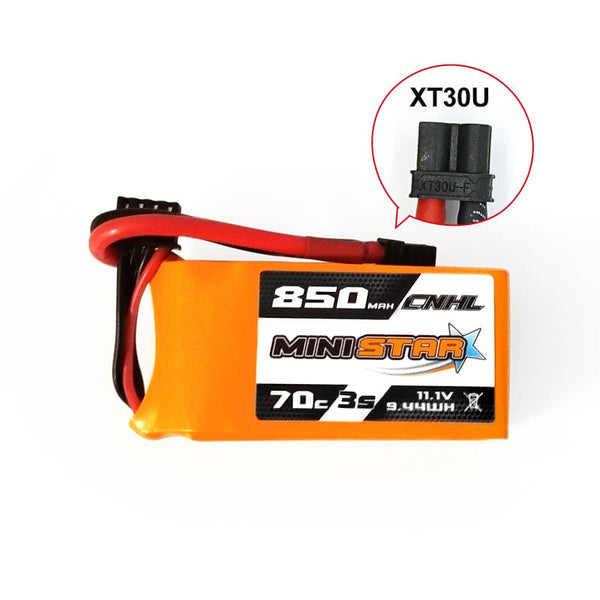 CNHL Ministar 850mAh 11.1V 3S 70C Lipo Battery XT30