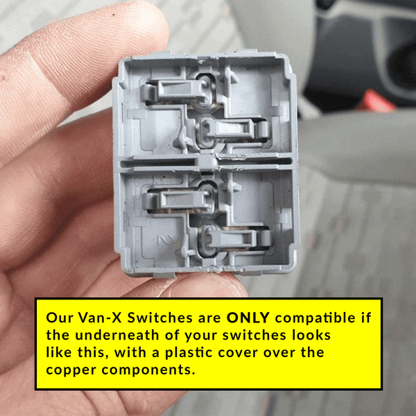 For VW T5.1 Electric Window Switch Caps Interior Styling