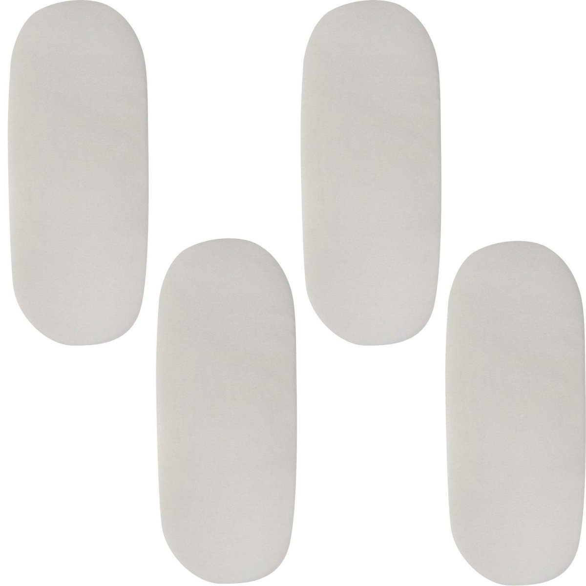 Moses Basket Jersey Fitted Sheet 100% Cotton - Pack Of 4