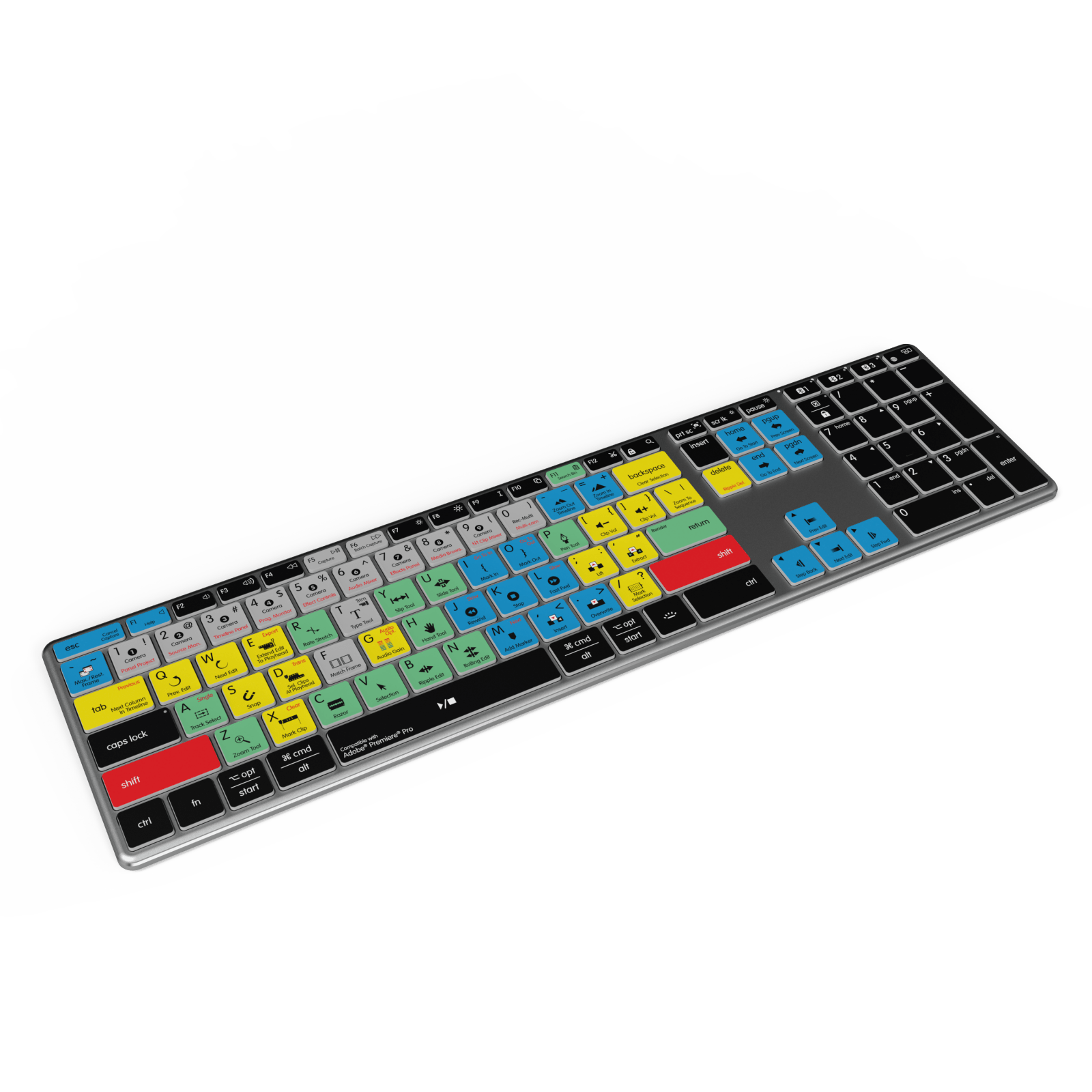 NEW Adobe Premiere Pro Keyboard | Backlit & Wireless | Mac and PC