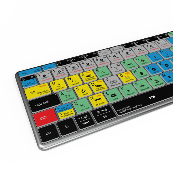 NEW Adobe Premiere Pro Keyboard | Backlit & Wireless | Mac and PC