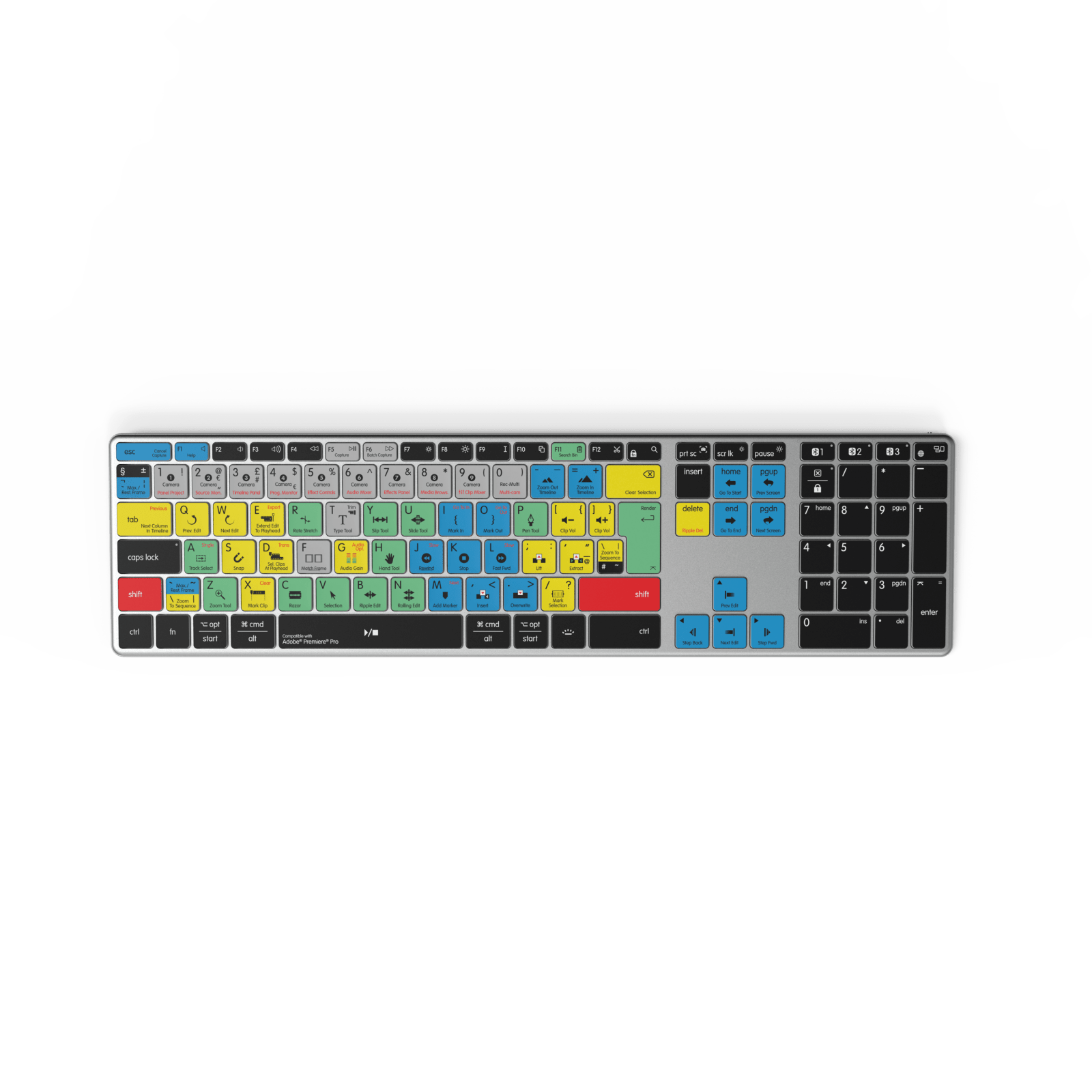 NEW Adobe Premiere Pro Keyboard | Backlit & Wireless | Mac and PC