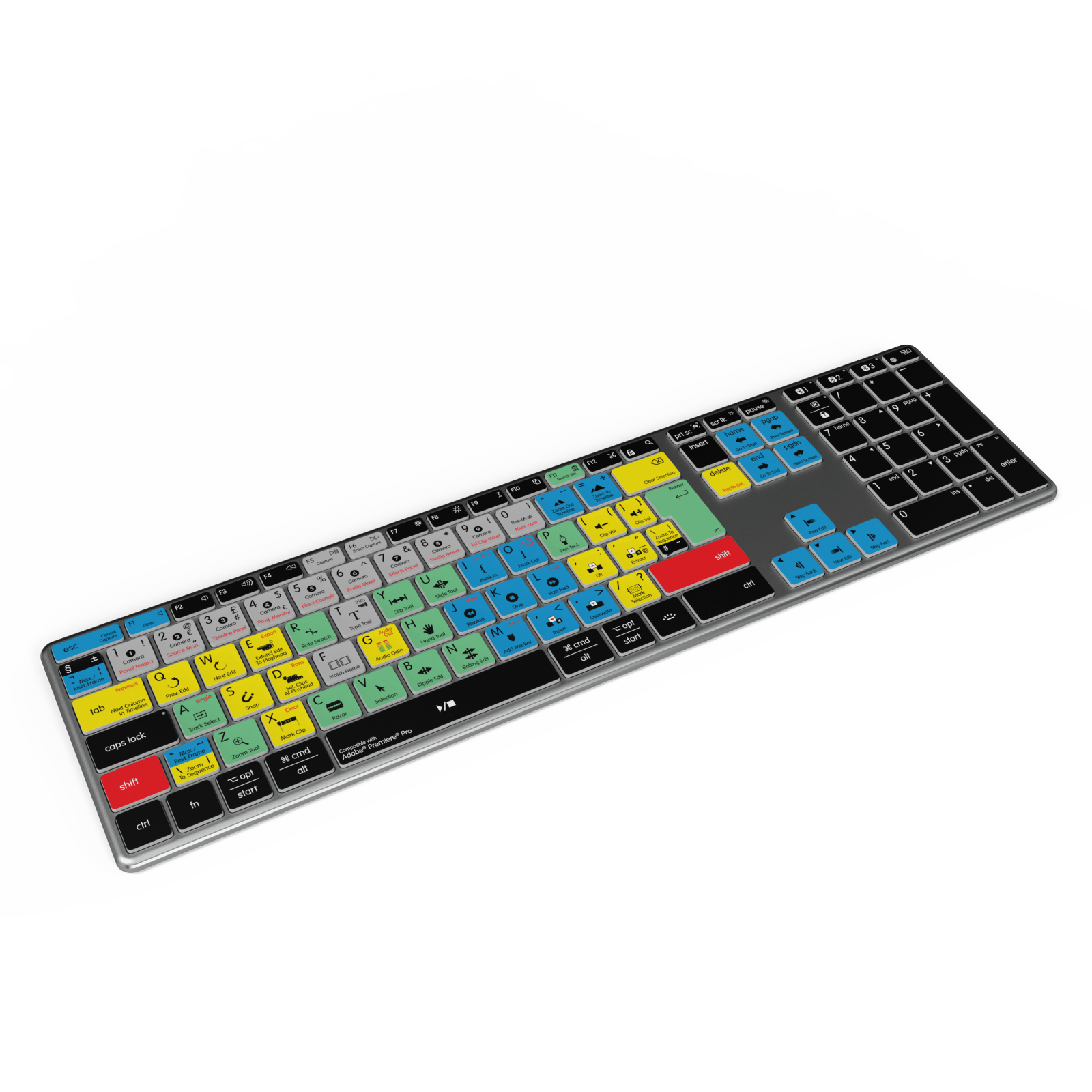 NEW Adobe Premiere Pro Keyboard | Backlit & Wireless | Mac and PC