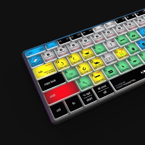 NEW Adobe Premiere Pro Keyboard | Backlit & Wireless | Mac and PC