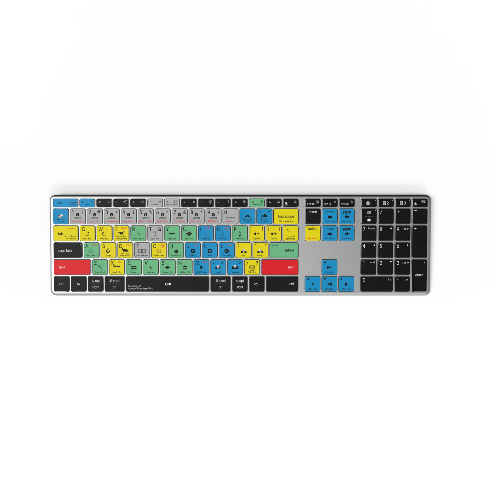 NEW Adobe Premiere Pro Keyboard | Backlit & Wireless | Mac and PC