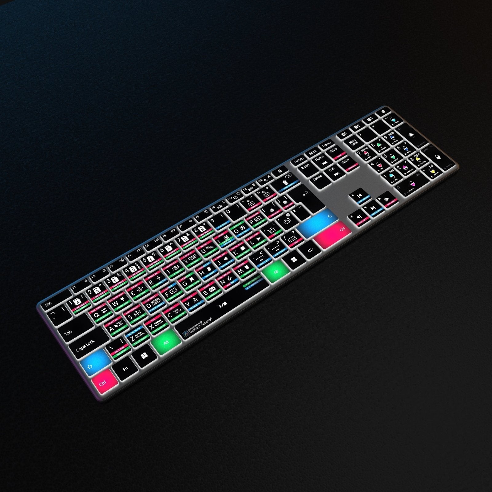 NEW Davinci Resolve Keyboard | Backlit & Wireless | Mac and PC