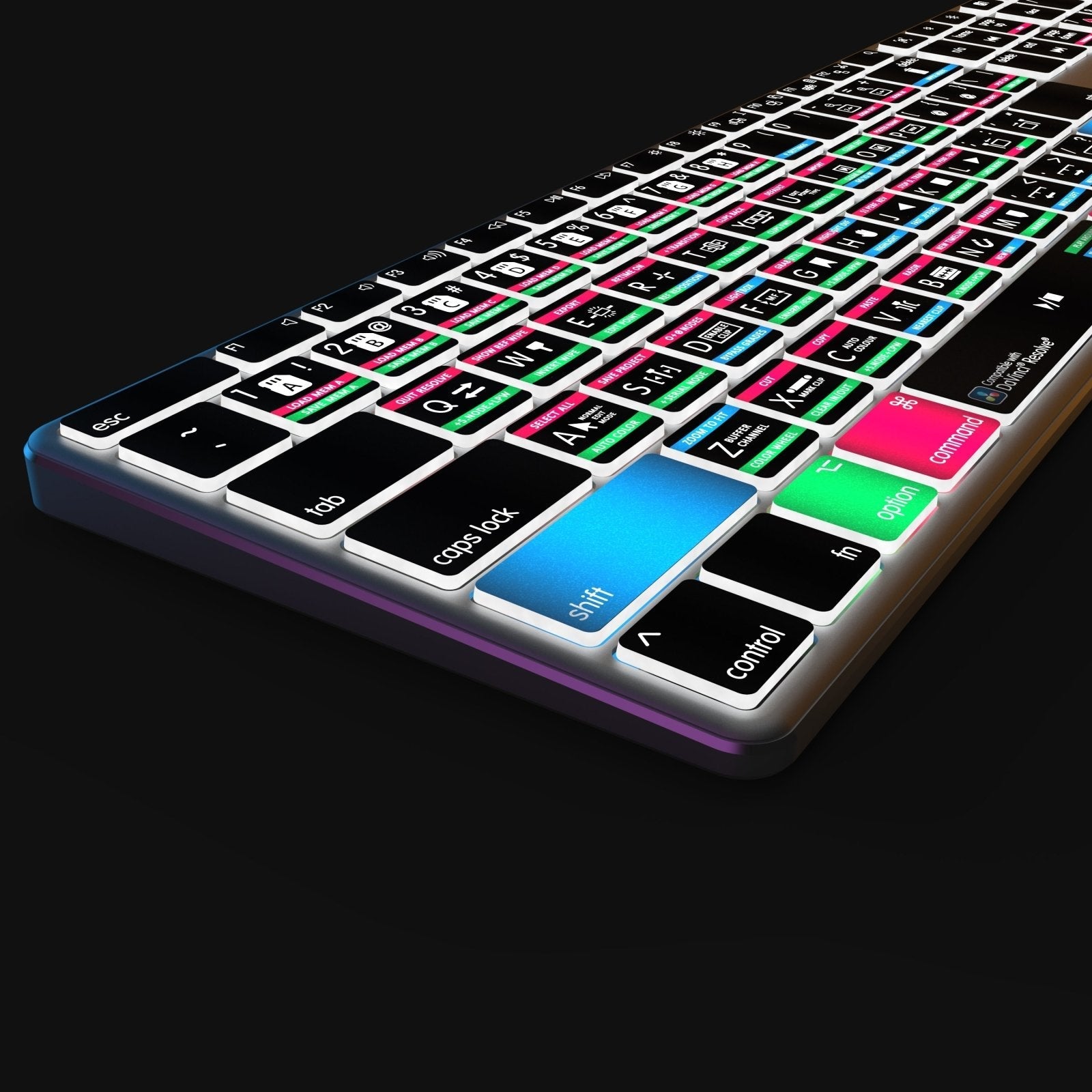 NEW Davinci Resolve Keyboard | Backlit & Wireless | Mac and PC