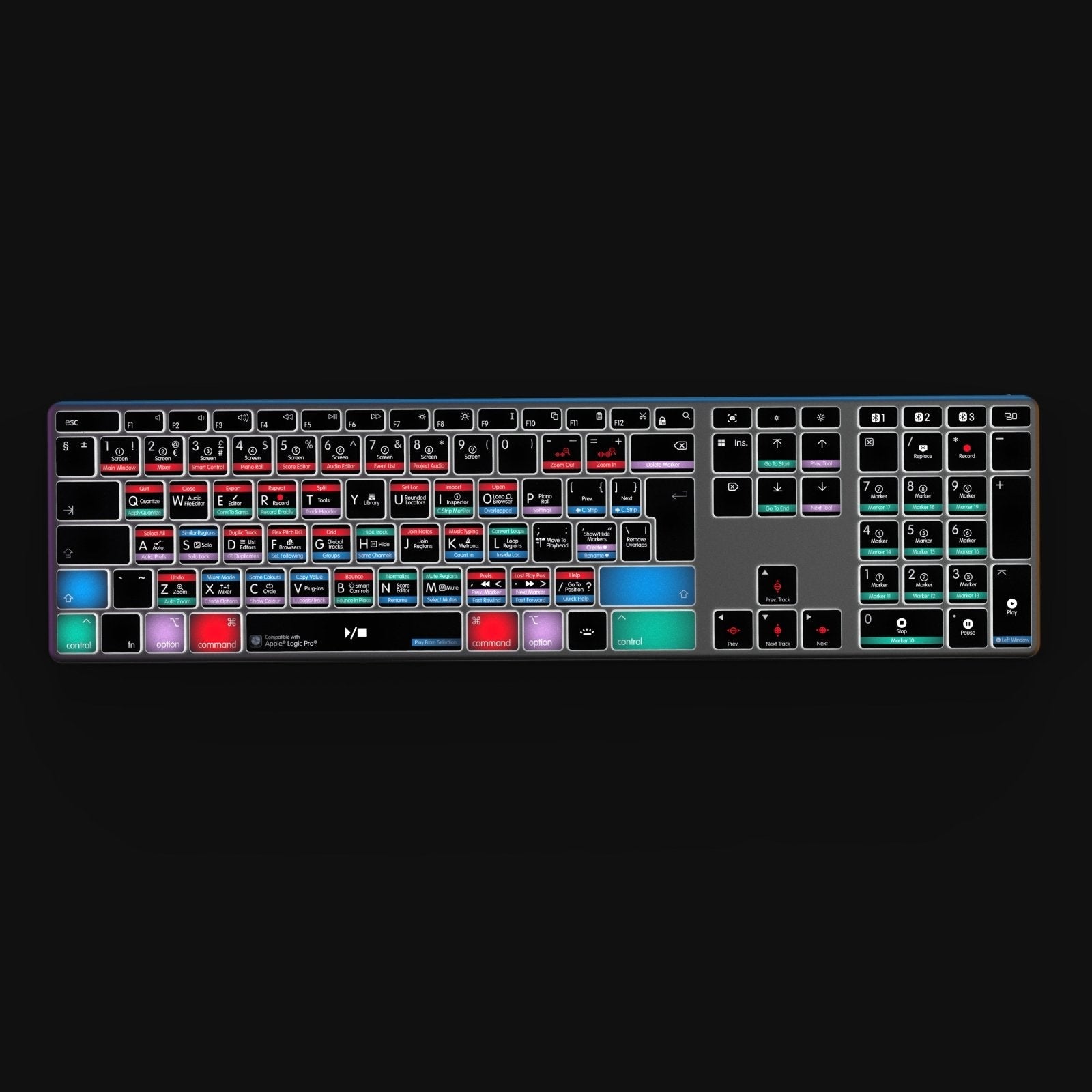 NEW Logic Pro Keyboard | Backlit & Wireless | Mac