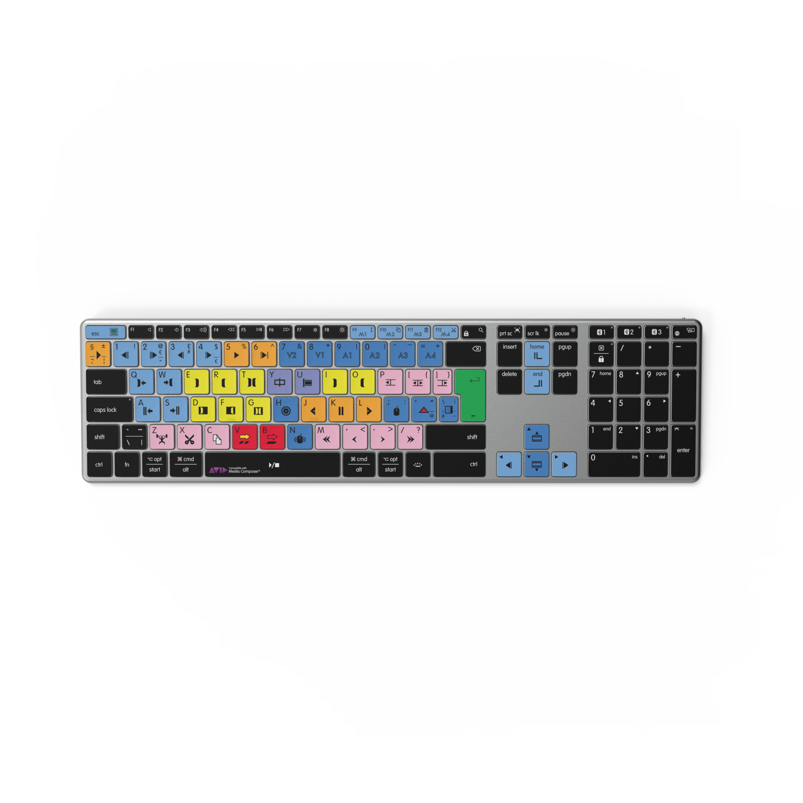 NEW Media Composer Keyboard | Backlit & Wireless | Mac and PC