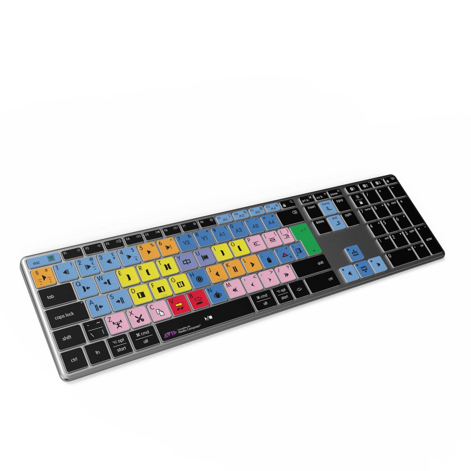 NEW Media Composer Keyboard | Backlit & Wireless | Mac and PC