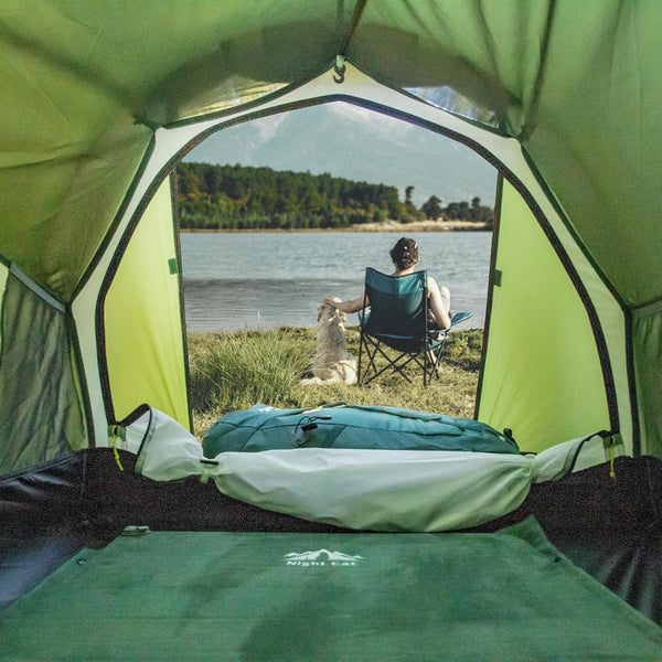 Night Cat 1 Person Ultralight Tunnel Tent – 1.5kg Waterproof