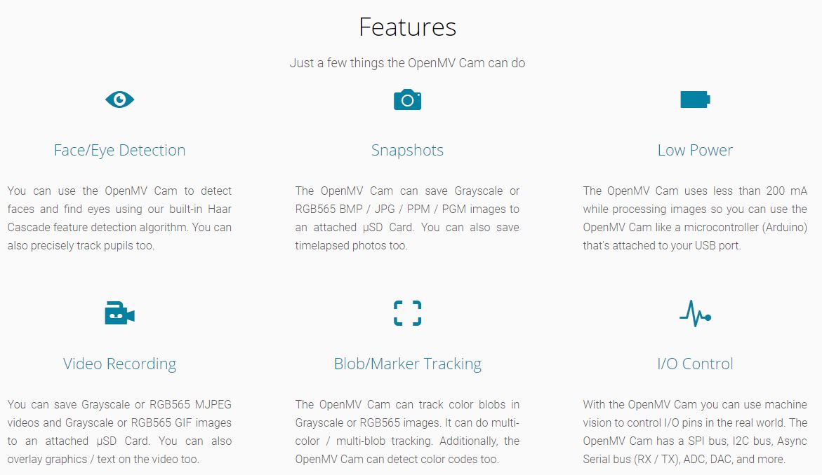 OpenMV Cam H7 - Machine Vision w/ MicroPython