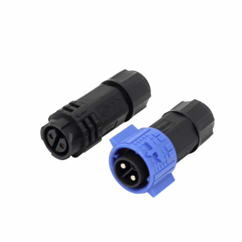 PAIR OF 2-Pin IP67 Waterproof Locking Connectors 300V 20A | 4Boats