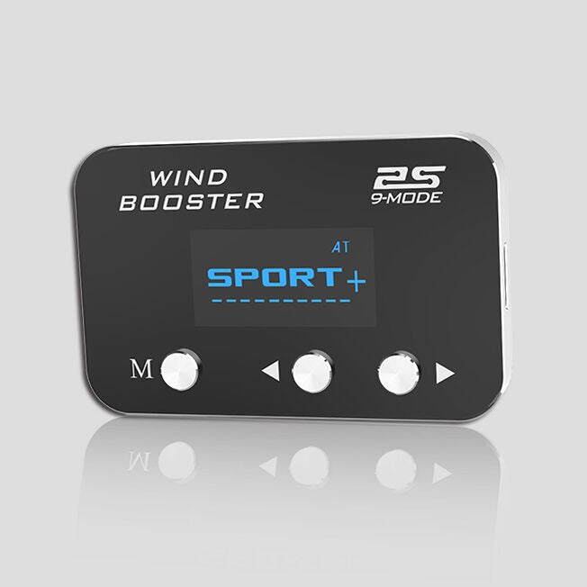 WINDBOOSTER 2S OBD Acceleration Performance Throttle Controller & Pedal Remap - Utilising Chip Tuning / Electronic Engine Tuning - Econ / Sport / Sport+ / Race Modes - OLED Display