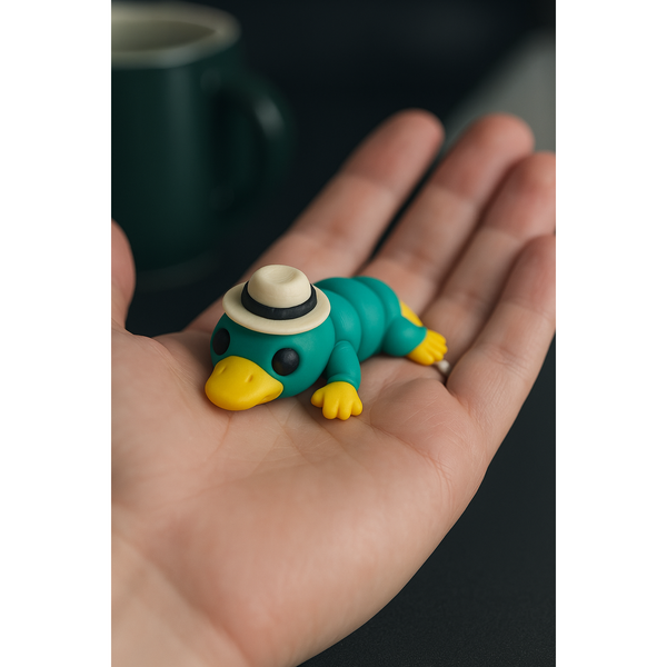 Articulated Perry the Platypus – Poseable 3D Printed Character Toy