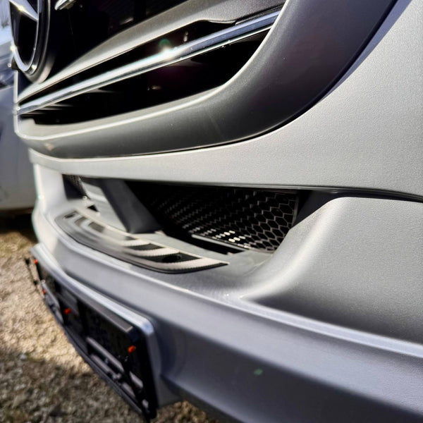 For Mercedes Sprinter Dodge 907 Front Bumper Honeycomb Mesh Grilles – Set of 2 - Van-X