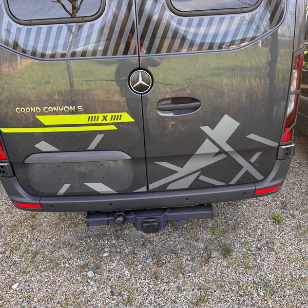 For Mercedes-Benz Sprinter Dodge 907 Rear Bumper Protector | Heavy-Duty Van Bumper Guard – Van-X