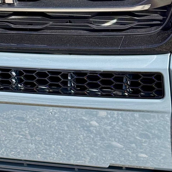 For Vauxhall Movano Bumper Honeycomb - Gloss Black, No Parking Sensors Replacement