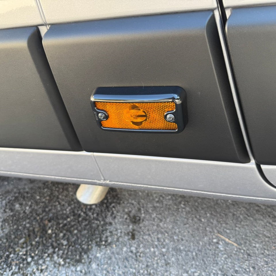 For Peugeot Boxer Signal Mark Cover/Guard - Gloss Black | Van-X