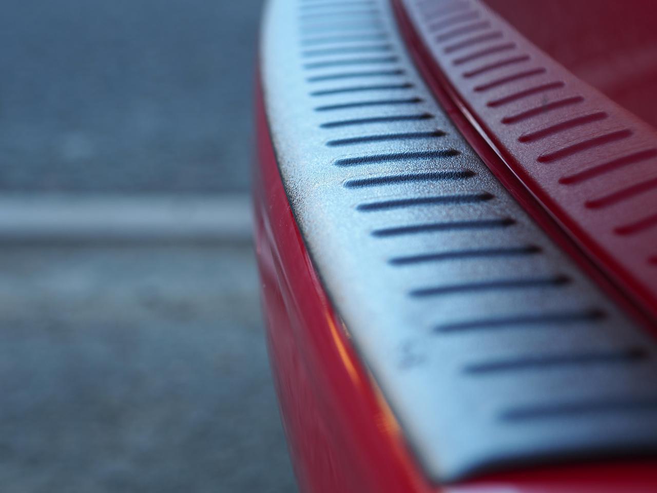 For VW T5 Transporter Multivan Black Plastic Rear Bumper Protector | Van-X