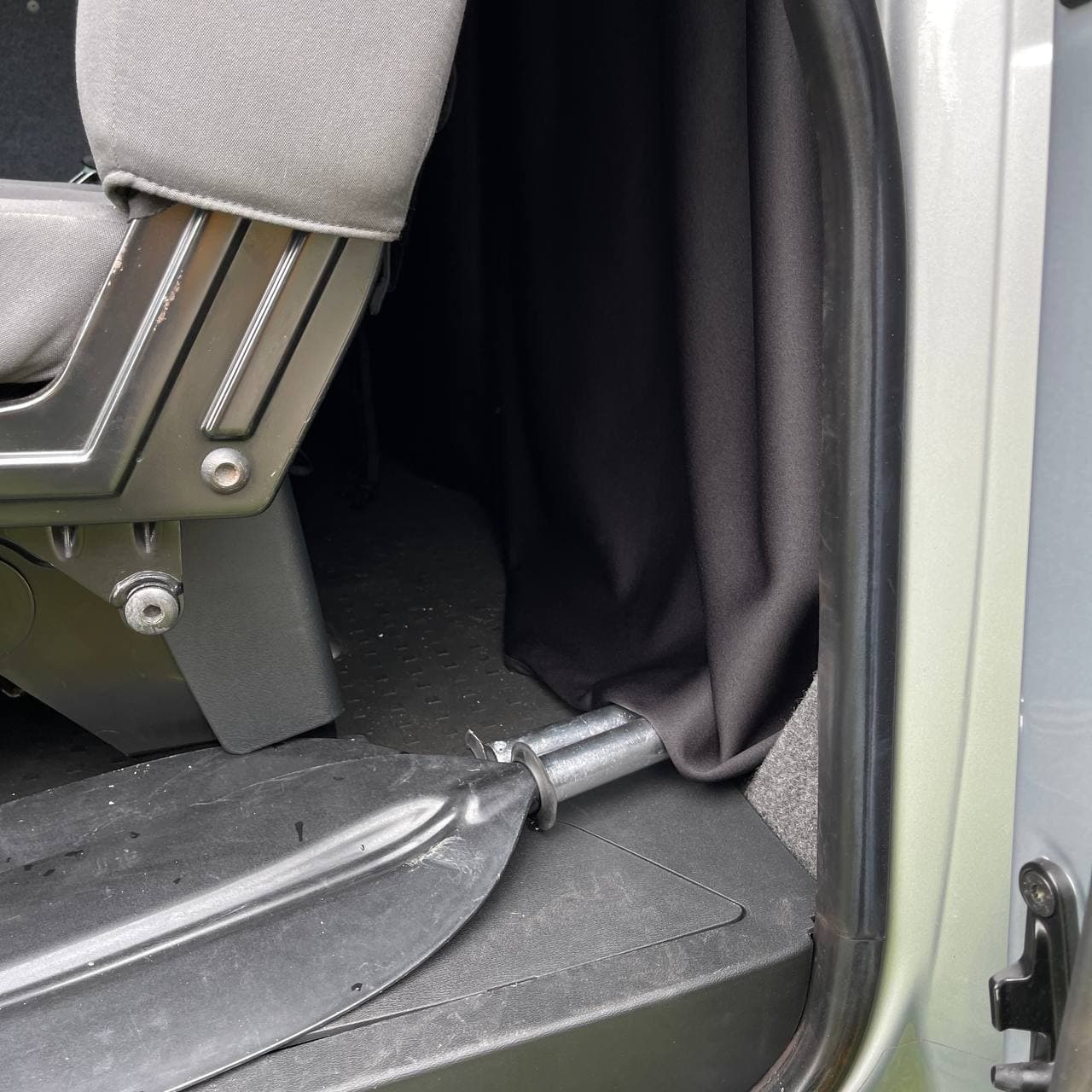 For VW T6,T6.1 Transporter Cab Divider Curtain Kit with Rail Premium Quality - Van-X
