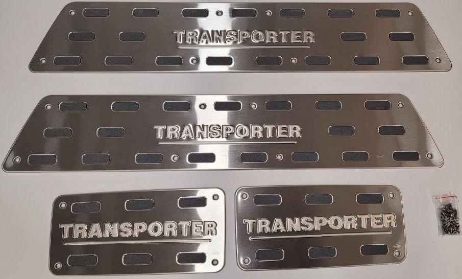 For VW T5, T5.1 campervan Step Protectors Stainless Steel For Kombi, Sport Line, Shuttle, Twin-doors (Set of 4) Protection latest accessories