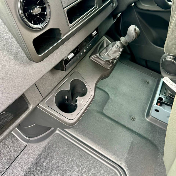 For Mercedes Sprinter Dodge 907 Cup Holder – Left Side Dashboard Mount | Van-X Accessory