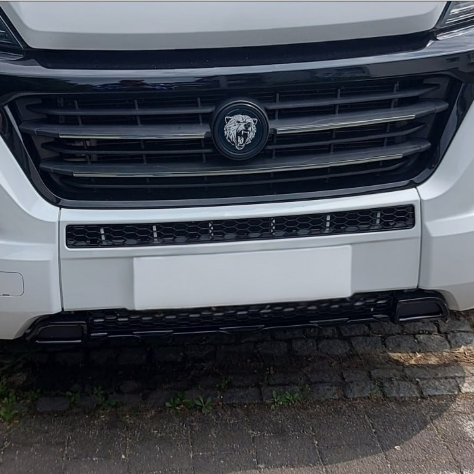 For Vauxhall Movano Gloss Black Honeycomb Lower Bumper Grille | Premium Van Styling Upgrade