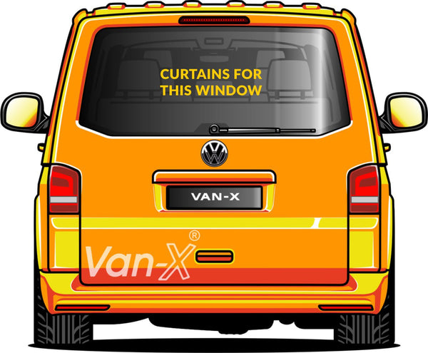 For Mercedes Vito MK2 Bare-Metal Interior Premium Window Curtains - Black/Grey - CREATE YOUR OWN BUNDLE! Van-X