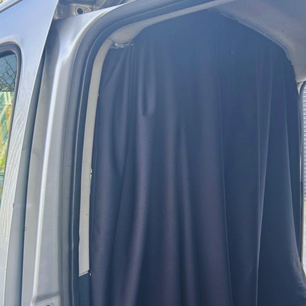 For VW T4 Transporter Cab Divider Curtain Kit with Rail Premium Quality - Van-X