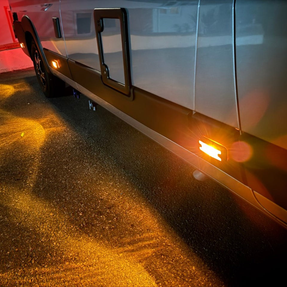 For Peugeot Boxer Signal Mark Cover/Guard - Gloss Black | Van-X