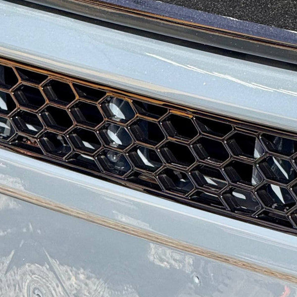 For Citroen Relay Honeycomb Bumper Grille Without Parking Sensors - Gloss Black | Van-X