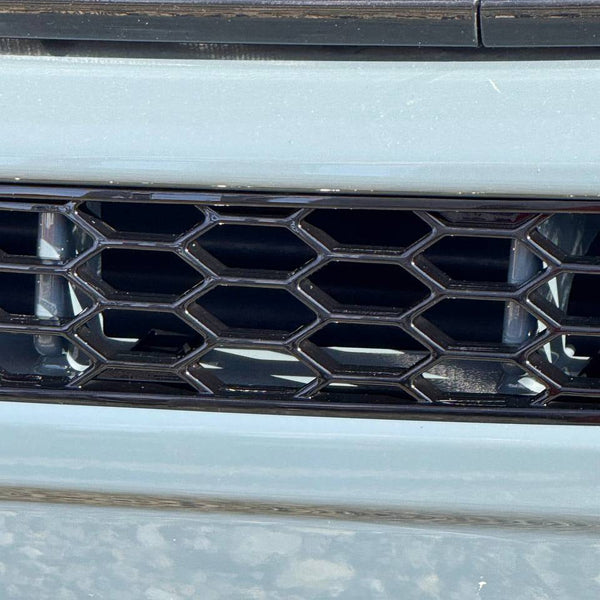 For Peugeot Boxer Bumper Honeycomb without Parking Sensors - Gloss Black | Van-X