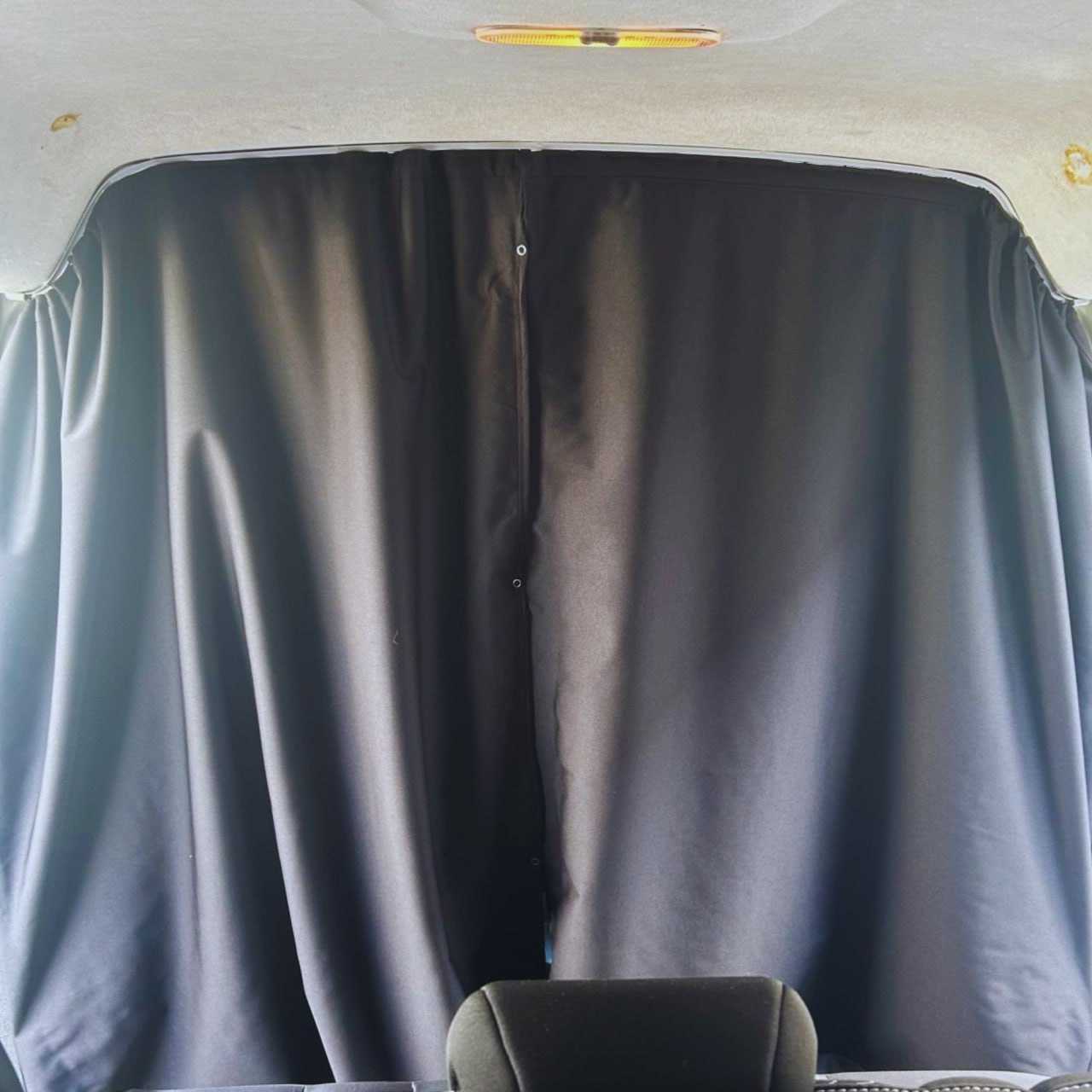 For VW Crafter Cab Divider Curtain Kit with Rail Premium Quality - Van-X