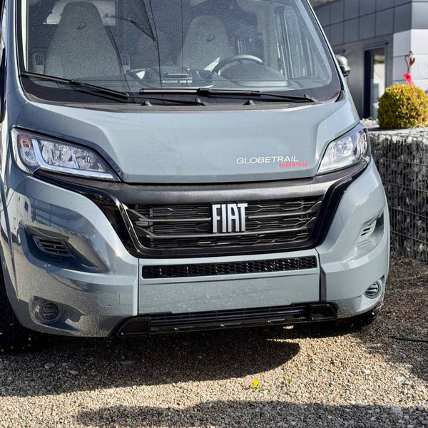 For Peugeot Boxer Bumper Honeycomb without Parking Sensors - Gloss Black | Van-X