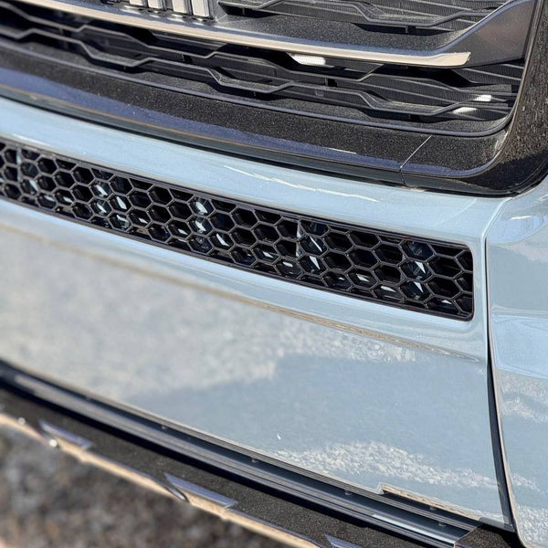 For Fiat Ducato Bumper Honeycomb - Gloss Black, No Parking Sensors Replacement