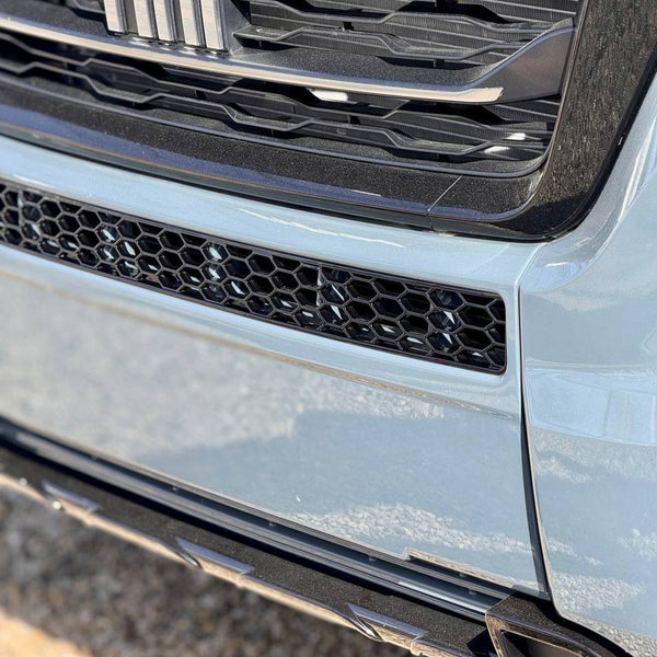 For Peugeot Boxer Bumper Honeycomb without Parking Sensors - Gloss Black | Van-X