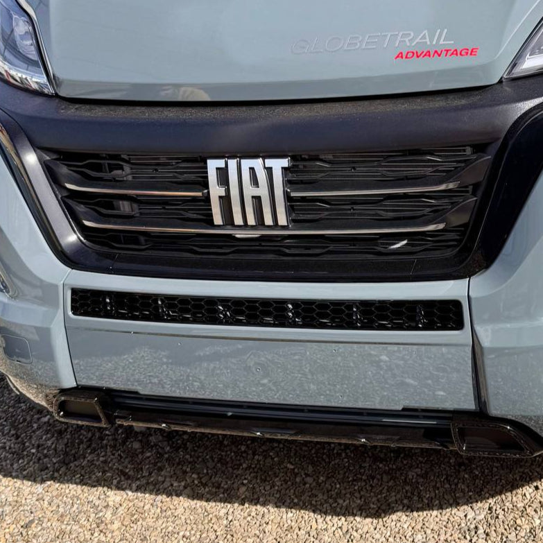 For Citroen Relay Honeycomb Bumper Grille Without Parking Sensors - Gloss Black | Van-X