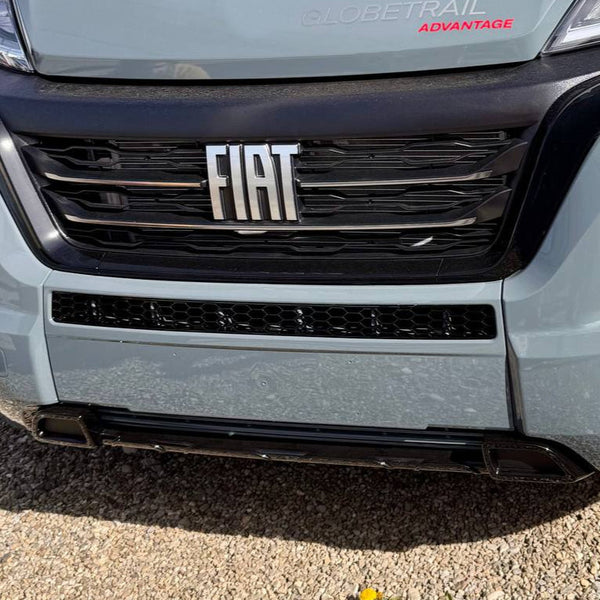 For Peugeot Boxer Bumper Honeycomb without Parking Sensors - Gloss Black | Van-X