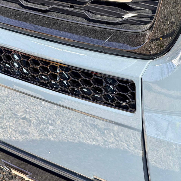 For Peugeot Boxer Bumper Honeycomb without Parking Sensors - Gloss Black | Van-X