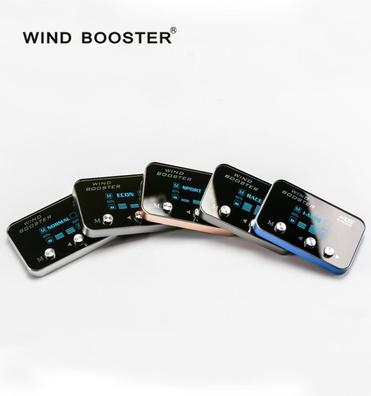 WINDBOOSTER 4S OBD Acceleration Performance Throttle Controller & Pedal Remap - Utilising Chip Tuning / Electronic Engine Tuning - Econ / Sport / Sport+ / Race Modes - OLED Display