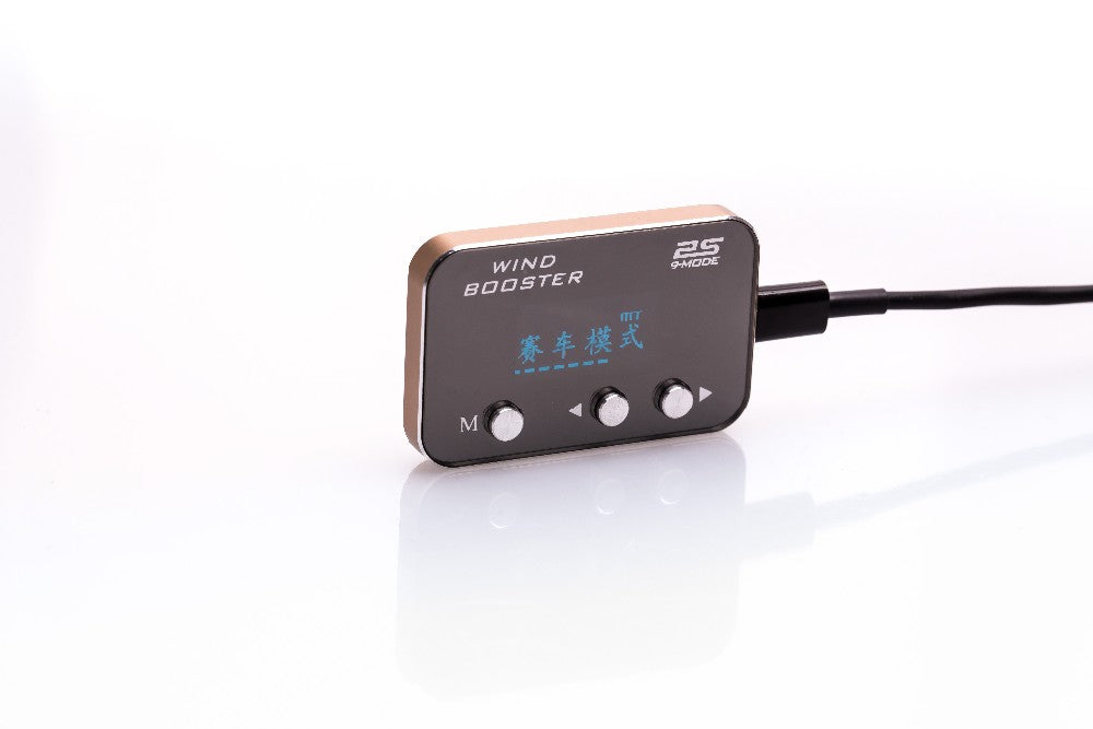 WINDBOOSTER 2S OBD Acceleration Performance Throttle Controller & Pedal Remap - Utilising Chip Tuning / Electronic Engine Tuning - Econ / Sport / Sport+ / Race Modes - OLED Display