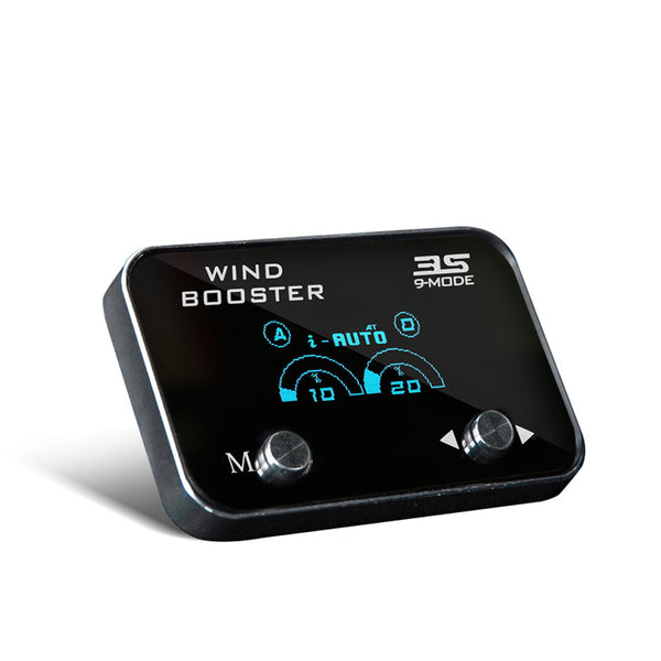 WINDBOOSTER 3S OBD Acceleration Performance Throttle Controller & Pedal Remap - Utilising Chip Tuning / Electronic Engine Tuning - Econ / Sport / Sport+ / Race Modes - OLED Display