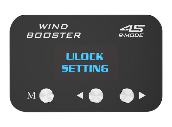 WINDBOOSTER 4S OBD Acceleration Performance Throttle Controller & Pedal Remap - Utilising Chip Tuning / Electronic Engine Tuning - Econ / Sport / Sport+ / Race Modes - OLED Display