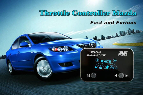 WINDBOOSTER 3S OBD Acceleration Performance Throttle Controller & Pedal Remap - Utilising Chip Tuning / Electronic Engine Tuning - Econ / Sport / Sport+ / Race Modes - OLED Display